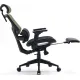 Кресло Cactus CS-CHR-MC01-LGNBK салатовый сиденье черный сетка/ткань с подголов. крестов. пластик подст.для ног. Фото товара с разных ракурсов.