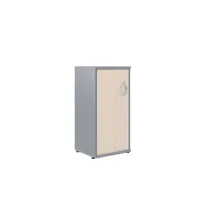 Шкаф колонка с глухой дверью СУ-3.1(L) Клен/Металлик 406*365*823 