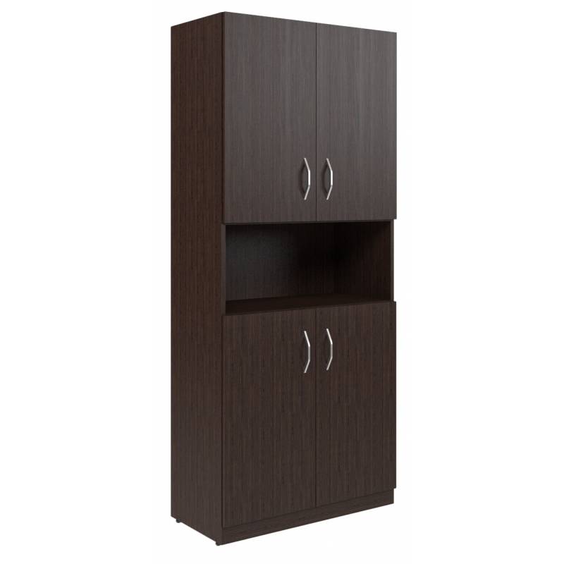 Шкаф с 2-мя комплектами глухих малых дверей SR-5W.4 Легно темный 770х375х1815 главное фото